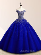 Emerald Green Sequin Evening Prom Dress Beaded Quinceanera Dress