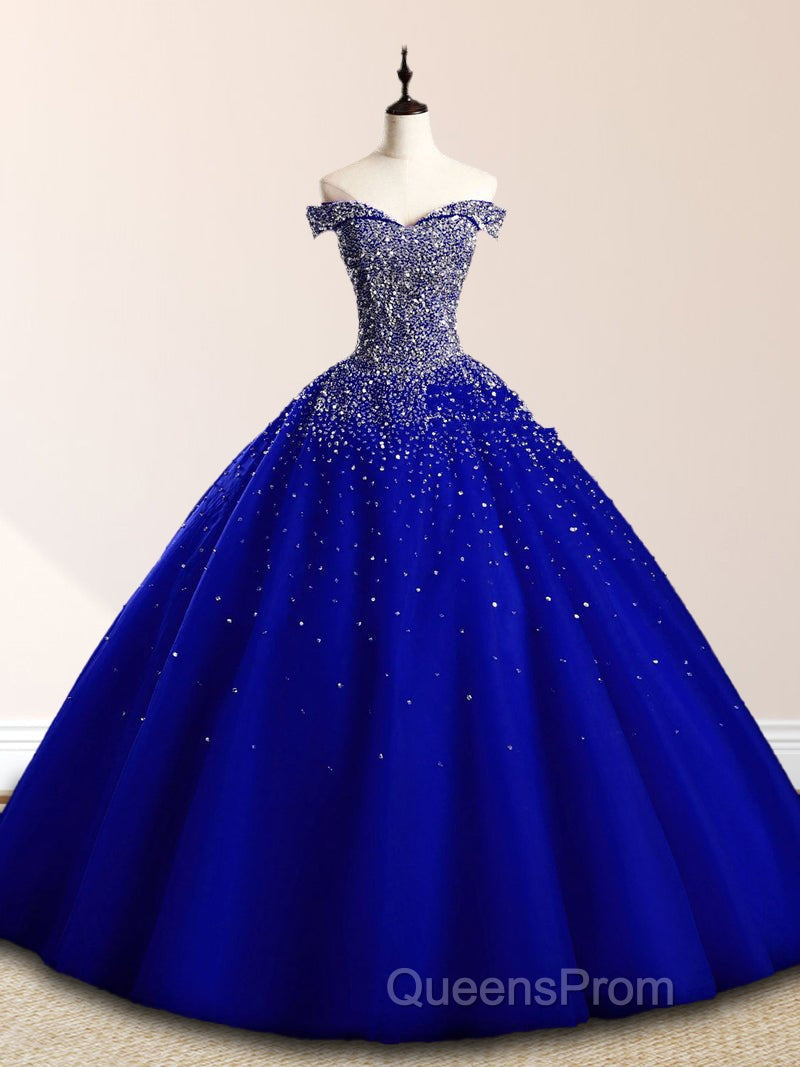 Emerald Green Sequin Evening Prom Dress Beaded Quinceanera Dress