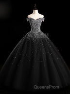 Emerald Green Sequin Evening Prom Dress Beaded Quinceanera Dress, Sweet 16 Dress