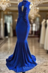 Evening Maxi Dress Sleeveless Mermaid Evening Prom Dress