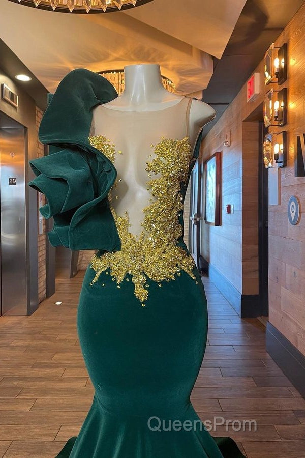 Fabulous Long Sleeveless Meimaid Evening Prom Dress With Beading Secondary image