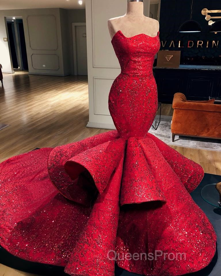 Fabulous Mermaid Strapless Sleeveless Long Evening Prom Dress Secondary image