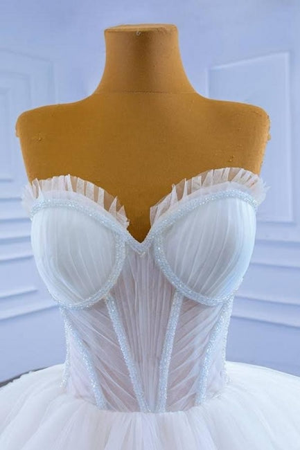 Fabulous Modern Long White Wedding Gowns Sleeveless