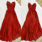 Fairy Blue/Purple Spaghetti Straps Appliques Chiffon Classy Prom Dress