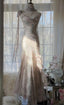 E??? Fairytale Pink Spaghetti Straps Mermaid Classy Evening Gowns Vintage Elegant Beaded Silk Long Classy Prom Dress Guest Dress