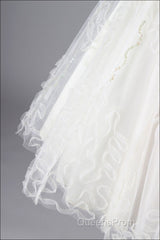 Fashion A Line Lace Evening Prom Dress, Short Straps Homecoming Dress