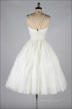 Fashion A Line Lace Evening Prom Dress, Short Straps Homecoming Dress