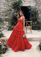 Fashion Red Classy Prom Dress Long Sexy Classy Prom Dress