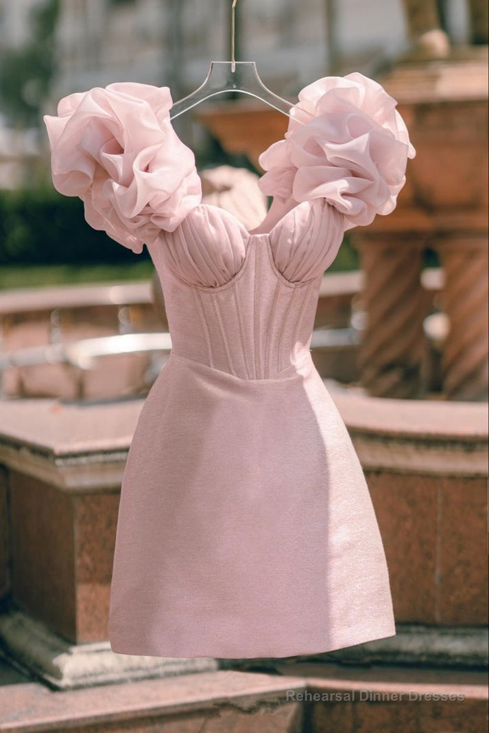 Pink Stunning Short Hoco Dress Homecoming Dress Party Dress Main image