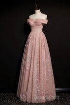 Cute tulle long A line Evening Prom Dress evening Dress