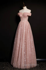 Cute tulle long A line Evening Prom Dress evening Dress