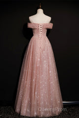 Cute tulle long A line Evening Prom Dress evening Dress