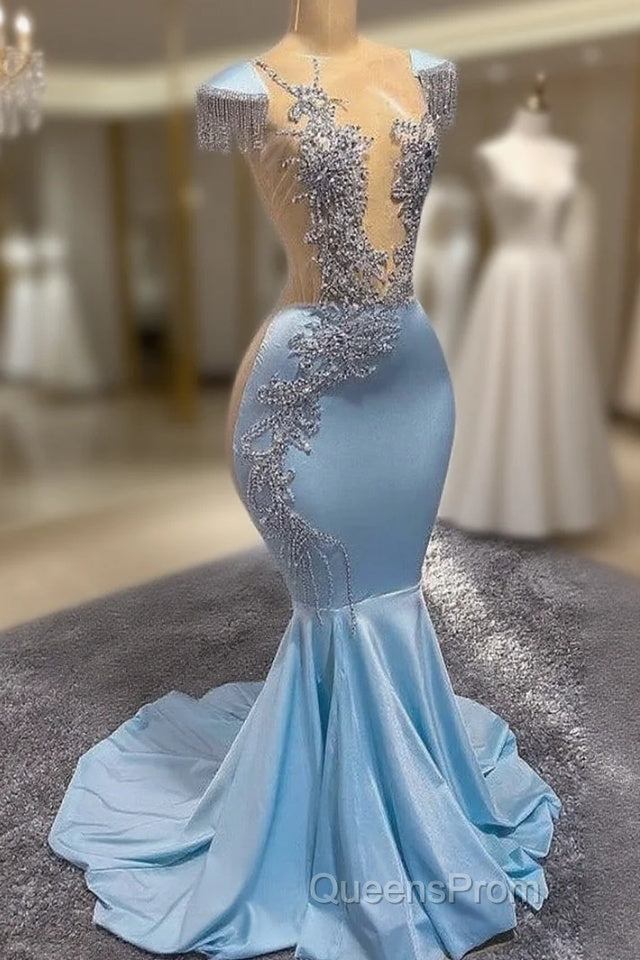 Long embellished evening Dress, bridal gown, engagement Dress