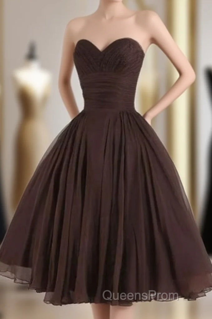 Simple tulle short Evening Prom Dress,homecoming Dress Main image