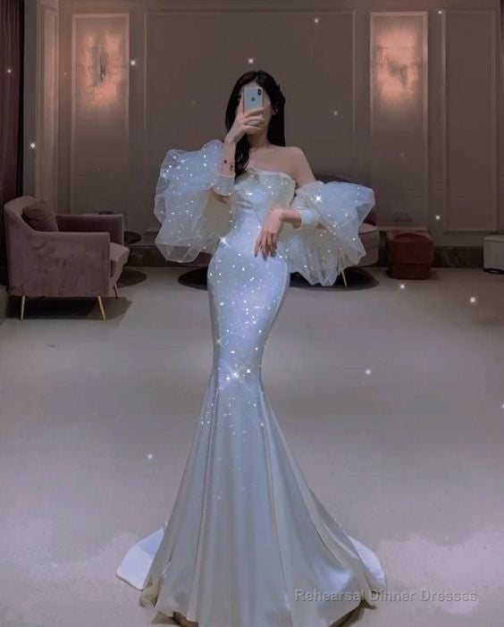 Mermaid Long Prom Dress Charming Evening Dress Main image