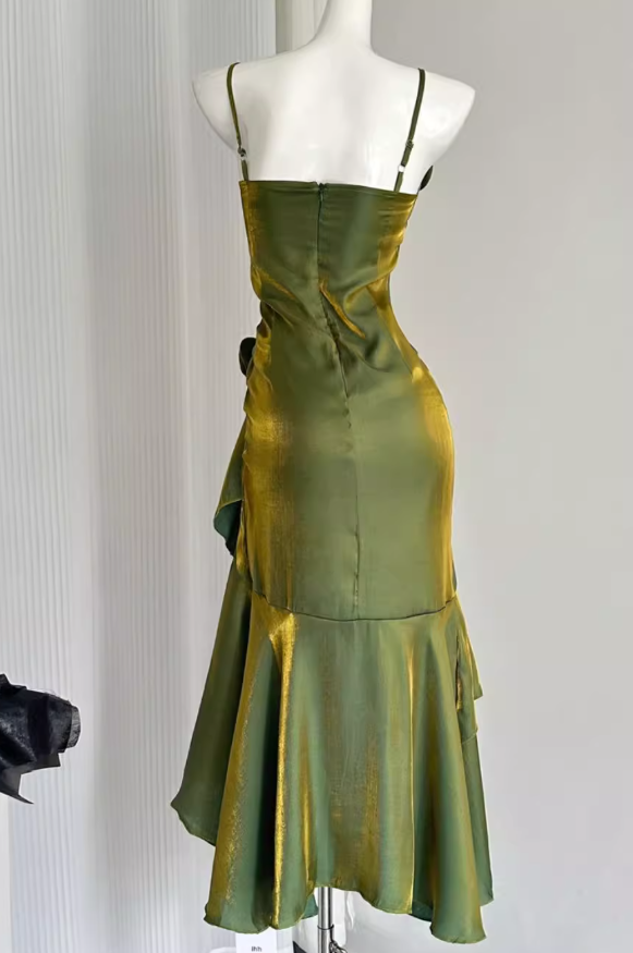 Fishtail Ruffled Suspender Dress Birthday Dress Secondary image