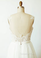 Floor-Length A-Line/Princess Sweetheart Wedding Dress
