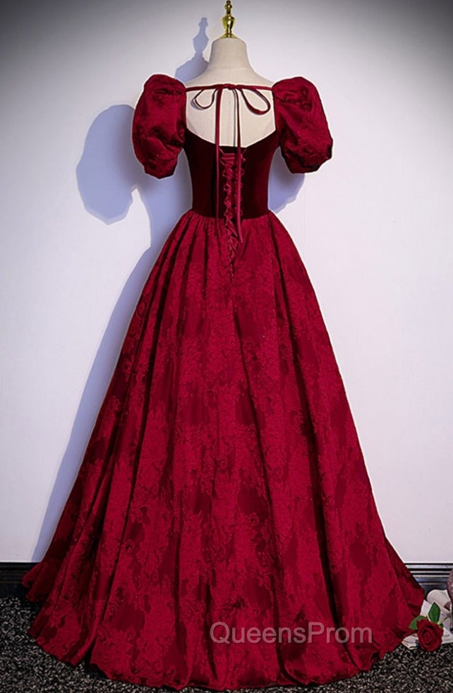 Evening Long Ballgown Evening Prom Dress with Floral Pattern Secondary image