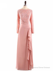 Full Sleeves Zipper Back Beading Mother of the Bride Dresses