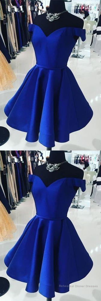 Short Royal Blue Prom Dress, Homecoming Dress, Back To Schoold Party Gown Main image