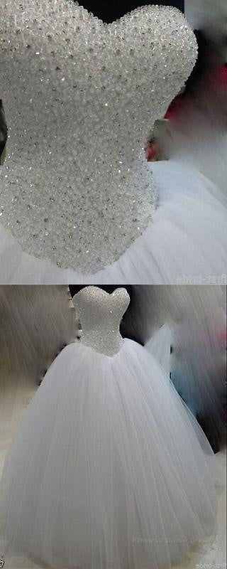 Wedding Dresses, New White Ivory Beadding Wedding Dress, Bridal Gown Main image