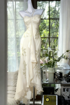 Green Beaded Exquisite Gorgeous Long Chiffon Classy Prom Dress Classy Evening Dress Party Dress