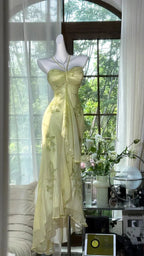 Green Beaded Exquisite Gorgeous Long Chiffon Classy Prom Dress Classy Evening Dress Party Dress
