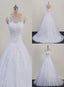 Glam White Tulle Puffy Ball Gown Prom Dress, Sweetheart 16 Gown