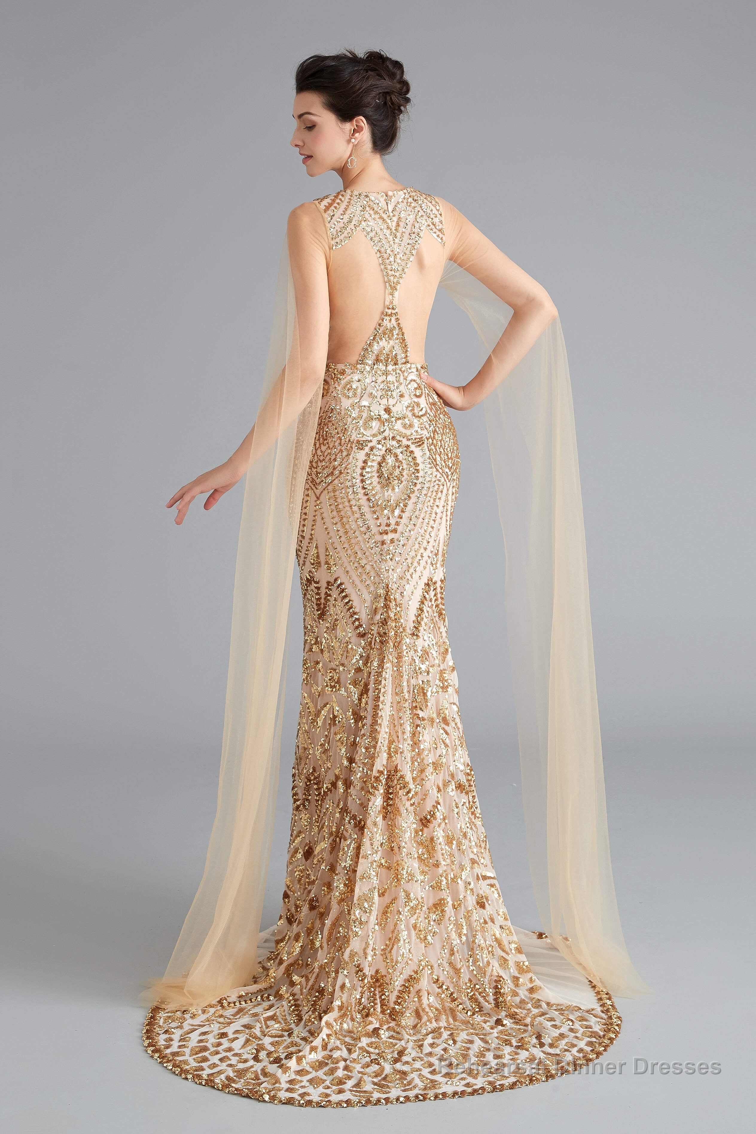 Homecoming Dress Boutiques, Sequin Beauty Pageant Prom Dresses in Sleek Mermaid Style