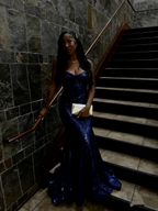 Gold Sequin Mermaid Long Classy Prom Gown Classy Evening Dress