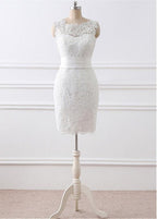 Gorgeous 2 in 1 Removable Skirt Wedding Dress With Detachable Skirts