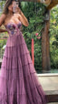 Gorgeous A Line Embroidery Classy Prom Dress, Lace Long Classy Prom Dress Classy Beads Classy Evening Dress