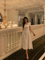 Gorgeous A Line Short Sleeves White Date Night Dress Classy Prom Dress Birthday Outfits