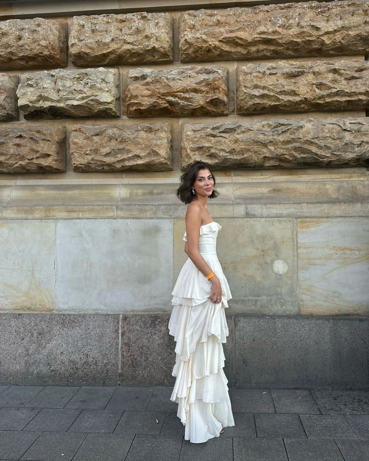 Gorgeous A-Line Strapless Satin Long Classy Prom Dress Classy Evening Dress Main image