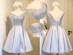 Gorgeous Illusion Sleeves Homecoming Dresses