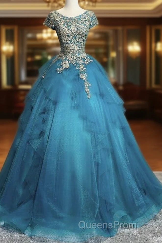 Gorgeous Tull Ball Princess Gowns, Handmade High Quality Party Gowns, Sweet 16 Dress Main image