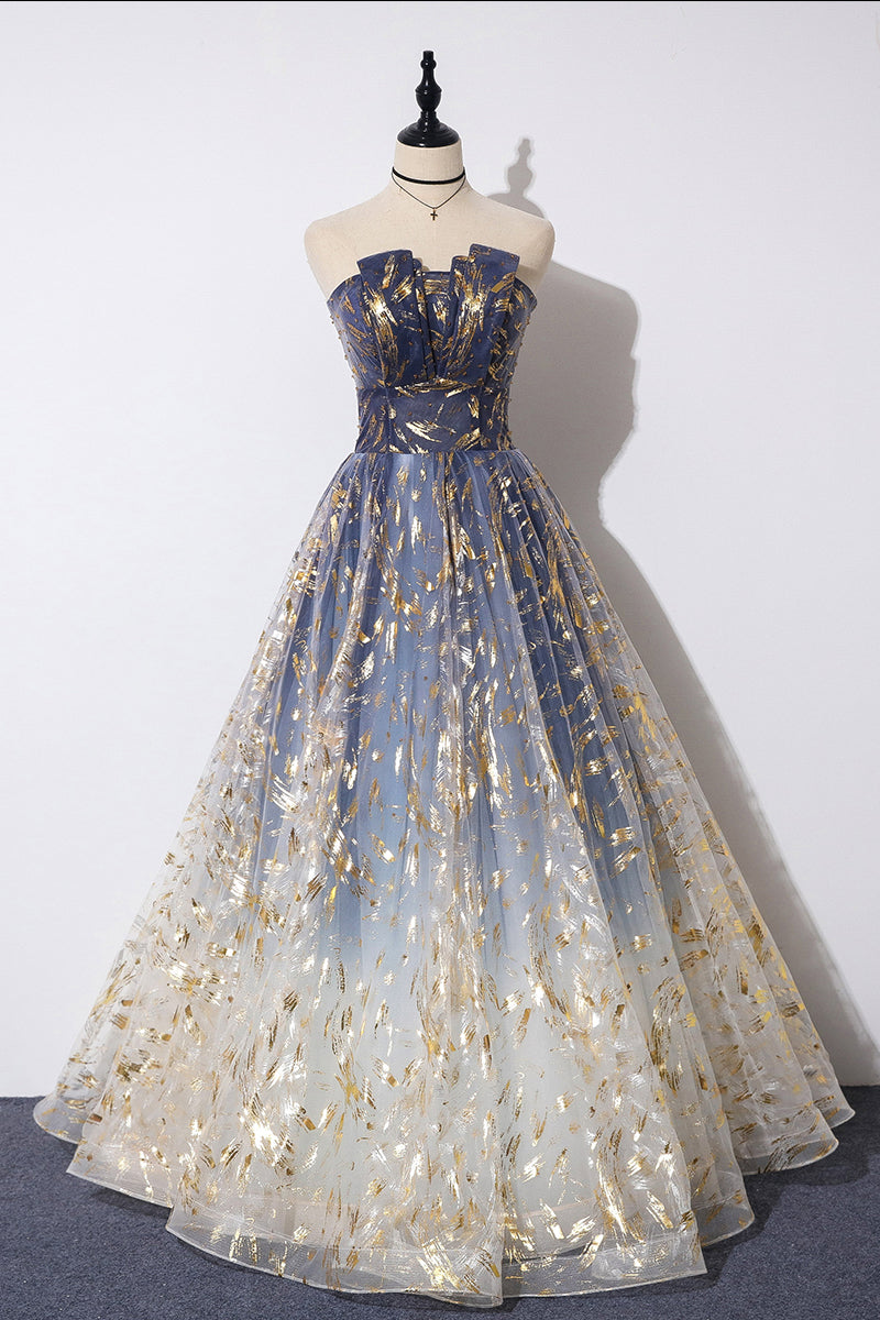 Gorgeous Tulle A-Line Party Gown, Fashionable Classy Prom Dress