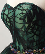 Stylish Tulle Lace Short Evening Prom Dress, Cute Evening Dress