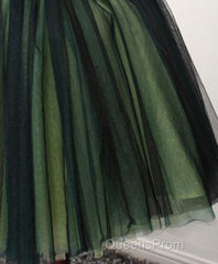 Stylish Tulle Lace Short Evening Prom Dress, Cute Evening Dress