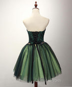 Stylish Tulle Lace Short Evening Prom Dress, Cute Evening Dress