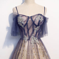 Gradient Pink Sweetheart Floor Length Party Dress, A-line Gradient Long Evening Prom Dress