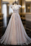 Gray Tulle Off the Shoulder Sequins Beading Evening Prom Dress