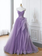 Green A-Line Off Shoulder Long Evening Prom Dress Lace Long Evening Dress