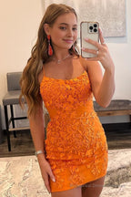Green Lace Tight Homecoming Dress