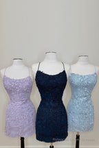 Green Lace Tight Homecoming Dress