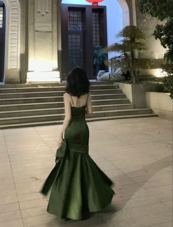 Green Long Dress Classy Prom Dress Classy Dress Secondary image