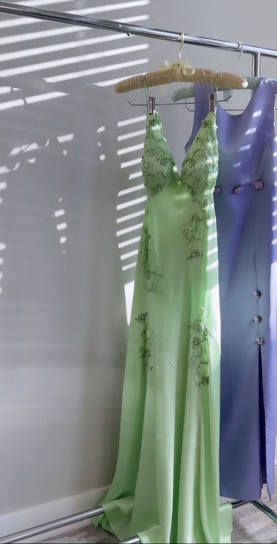 Green Long Classy Evening Dress Classy Prom Party Classy Party Gown