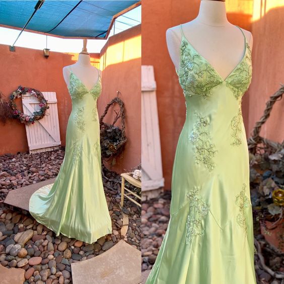 Green Long Classy Evening Dress Classy Prom Party Classy Party Gown Main image