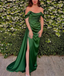 Green Fashion Satin Long Classy Prom Dress Classy Evening Dress Graduation Dress