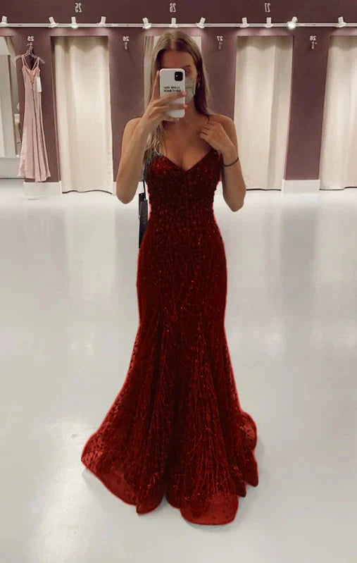 Green Long Mermaid Classy Prom Dress Classy Evening Gowns